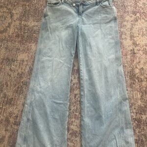 Women's Light Blue Jeans Pacsun